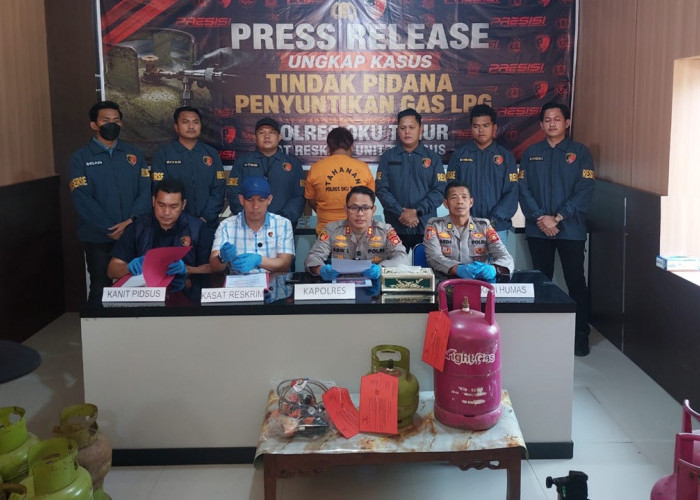 Unit Pidsus Satreskrim Polres OKU Timur Bongkar Praktik Pengoplosan LPG Bersubsidi, Gas dari 3 ke 12 Kilo