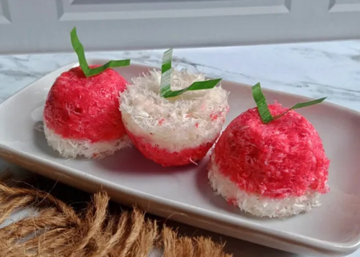 Cara Buat Kue Jando Beraes Khas Palembang, Cemilan Tradisional dengan Warna Mencolok