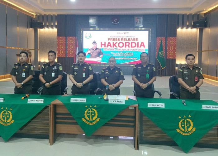 Kejari OKU Timur Beberkan Pencapaian Kinerja Pidsus