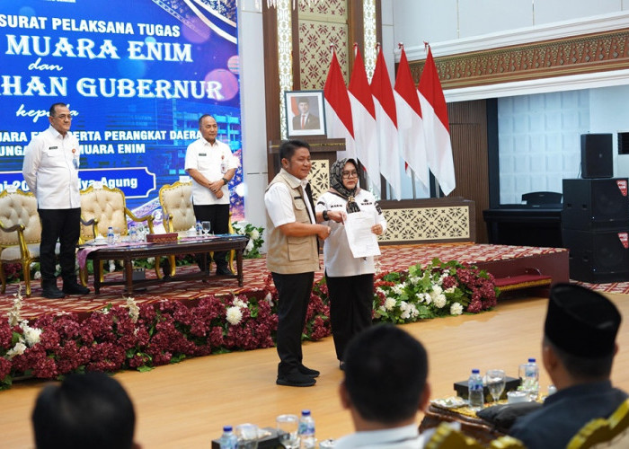 Gubernur Sumsel Tunjuk Sumarni sebagai Plt Bupati Muara Enim