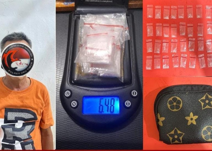Tim Serigala Unit 1 Ringkus Bandar Sabu 60 Tahun, 32 Paket Diamankan