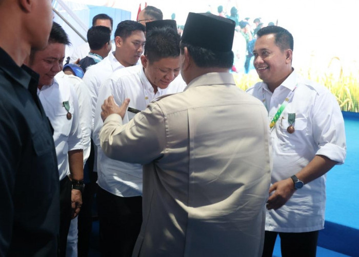 Bupati Enos Terima Penghargaan Satyalancana Wira Karya dari Presiden 