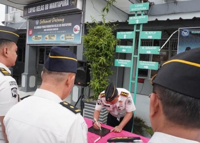 Lapas Martapura Tandatangani Komitmen Bersama Pembangunan Zona Integritas