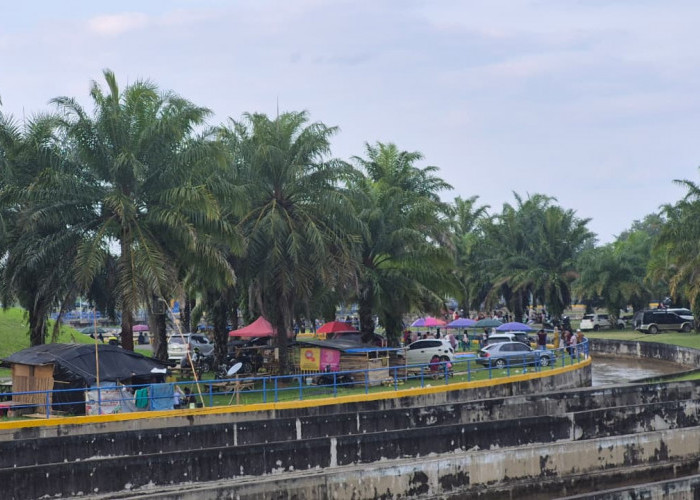 Bendung Perjaya OKU Timur Persinggahan Favorit Warga