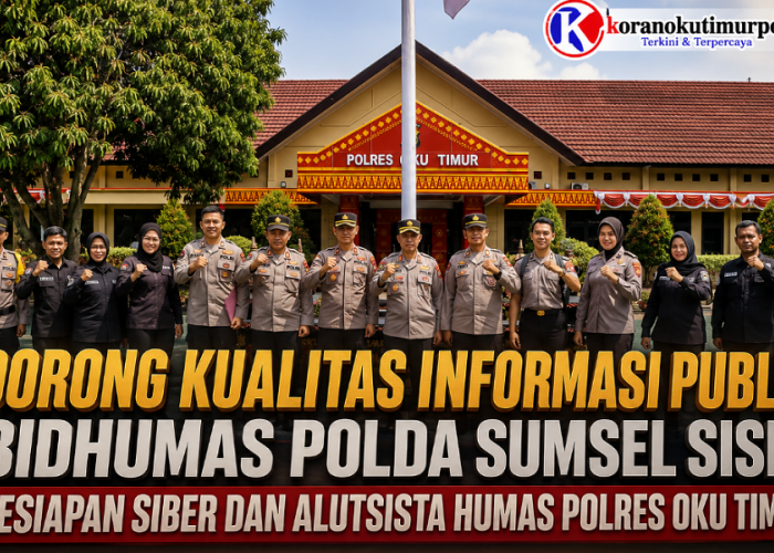 Dorong Kualitas Informasi Publik, Bidhumas Polda Sumsel Sisir Kesiapan Siber dan Alutsista Polres OKU Timur