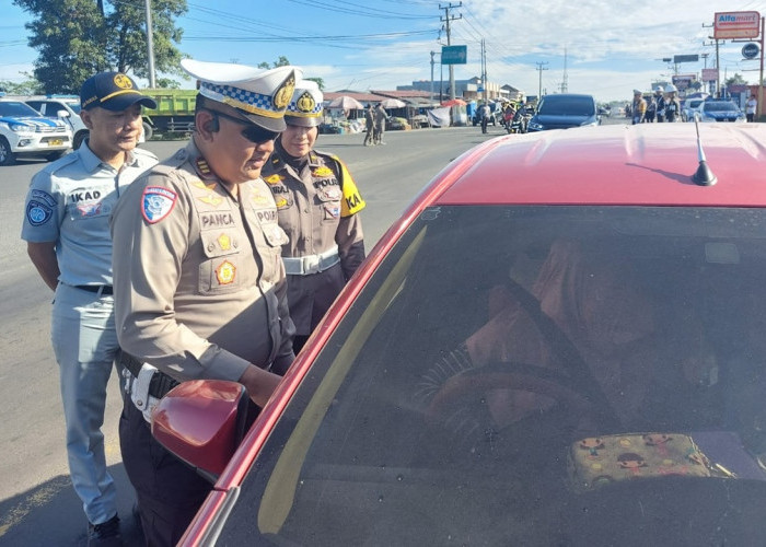 Hari ke 3 Operasi Patuh Musi, Satlantas Polres OKU Timur Gelar Razia Gabungan
