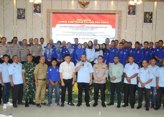 Hari Buruh 2026, Polres OKU Timur Fasilitasi Dialog Buruh dan Pemerintah Tanpa Demo