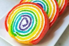 Resep Bolu Rainbow Gulung, Kreasi Hidangan Keluarga Menggugah Selera