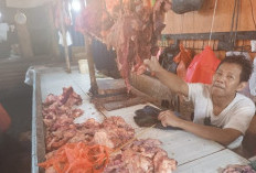 Jelang Ramadhan, Harga Daging Sapi di Pasar Baturaja Masih Stabil