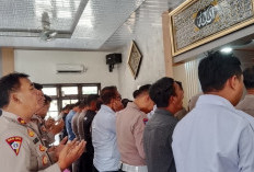 Polres OKU Tmur Gelar Sholat Ghoib dan Doa Bersama untuk 3 Anggota Polsek Way Kanan