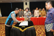 Kapolda Sumsel Irjen Pol Sandi Nugroho Pimpin Sumpah Panitia dan Peserta Rekrutmen Polri 2026
