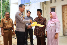 Polres OKU Timur Gelar Peresmian Bantuan Bedah Rumah Tidak Layak Huni