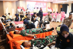 Peduli Kesehatan Masyarakat, Polda Sumsel Menggelar Bhakti Kesehatan Donor Darah