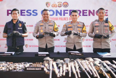 Operasi Senpi Musi 2026, Warga OKI Serahkan 77 Senpi Rakitan Secara Sukarela