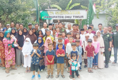 TP Sriwijaya OKU Timur Santuni Puluhan Anak Yatim Piatu