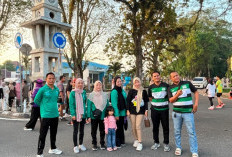 Warga Padati Car Free Day di Taman Kota Amri Yahya Kayuagung