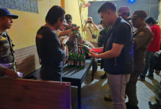 Tim Gabungan Razia Tempat Hiburan Malam, Sita 147 Miras 
