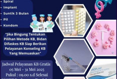 HUT IBI, Dinas PPPAPPKB OKU Selatan Gelar Pelayanan KB Gratis Untuk Masyarakat