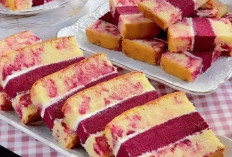 Langkah Mudah Membuat Kue Lapis Marmer Red Velvet yang Lezat, Cocok Untuk Temen Ngobrol Keluarga