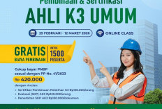 Kemnaker Buka Pelatihan Ahli K3 Umum Gratis