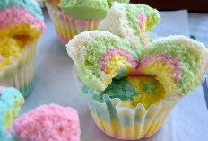 Resep Bolu Mekar Rainbow, Makanan Lembut Cocok Untuk Bekal Sekolah