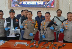 Operasi Senpi Musi 2026: Polres OKU Timur Amankan 49 Senpi Beserta Amunisi Aktif