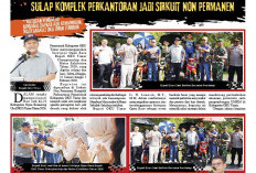 Bupati Enos Sukses Gelar Sriwijaya Open Race, Sulap Komplek Perkantoran Jadi Sirkuit Non Permanen 