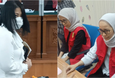 Pemilu 2024, Putri Candrawati dan Si Kembar Rihana-Rihani Nyoblos Bareng di TPS Khusus di Lapas