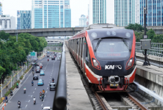 Tarif Mulai Rp5.000an, Kereta Api LRT Jadi Pilihan Nyaman untuk Libur Long Weekend