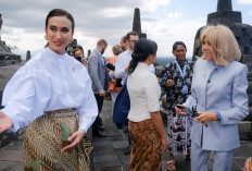 Kementerian Pariwisata Dampingi Ibu Negara Brigitte Macron dalam Program di Manohara dan Candi Borobudur 