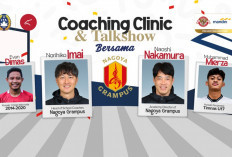 PSSI Bersama Nagoya Grampus Menggelar Mandiri Coaching Clinic di Official Garuda Store