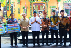 Kagum Kemandirian Desa, Herman Deru Resmikan Balai Pertemuan Nusa Bali