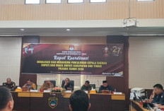 Sosialisasi Mekanisme Pencalonan Kepala Daerah, KPU OKU Timur Gelar Rakor Bersama Forkopimda Plus