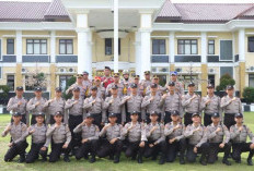 Apel Serah Terima Latja, Kapolres OKU Minta Siswa Diktuk Bintara Polri Jaga Etika