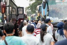 Lepas Keberangkatan 17 Armada Bus Angkutan Mudik Gratis, Ini Permintaan Pj Gubernur Sumsel Agus Fatoni