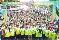 Dukung Kampane Hidup Sehat, Ratusan Pelari Ikuti OKU Fun Run 2025