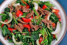  Olahan Kailan Cah Sapi Paprika, Perpaduan Makanan Sayur dan Daging