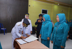 Lantik Dua Ketua TP-PKK Kecamatan di OKU Selatan