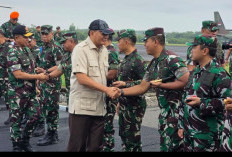 Menhan RI Bersama Panglima TNI Pimpin Latihan Puncak Latgabma SGS 2025