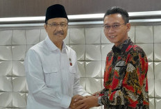 Pendirian Sekolah Gratis, Wabup Yudha Langsung Menghadap Mensos 