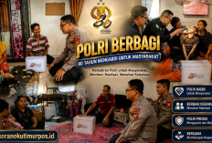 HUT Bhayangkara ke-80, Kapolres OKU Timur Salurkan Bansos untuk Anak Disabilitas
