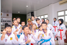 AKBP Hendrawan Apresiasi 26 Atlet Karateka Polres OKI Ikuti Kejurda Forki Sumsel