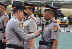 Kapolres OKU Timur Pimpin Sertijab Pejabat,Tekankan Empati dalam Pelaksanaan Tugas
