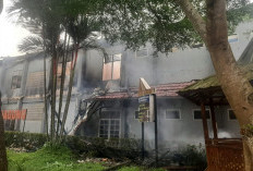 Ini Dugaan Penyebab Gedung Sekolah SMA Negeri 3 Unggulan Kayuagung Hangus Terbakar