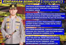 Kapolres OKUT Beri Himbauan Kamtibmas, Waspada Curanmor 