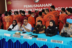 Tekan Peredaran Gelap Narkoba, Polda Sumsel Musnahkan Ribuan Gram Sabu dan Belasan Ribu Butir Ekstasi