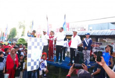 Bupati OKU Selatan Buka Jalan Sehat dan Senam Bersama Peringatan HUT RI 