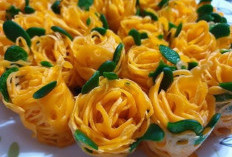 Langkah Mudan Bikin Roti Jala Rose, Jajanan Anak yang Menarik