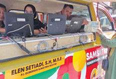 Samsat OKU Operasikan  Mobil Keliling hingga Kecamatan