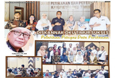 Diskannak OKU Timur Sukses Gelar Pelatihan Petugas Data Perikanan 
